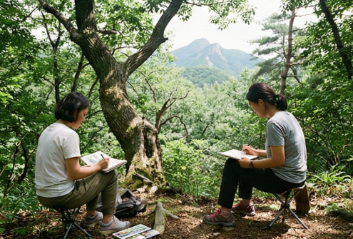 녹색처방02 숲속스케치